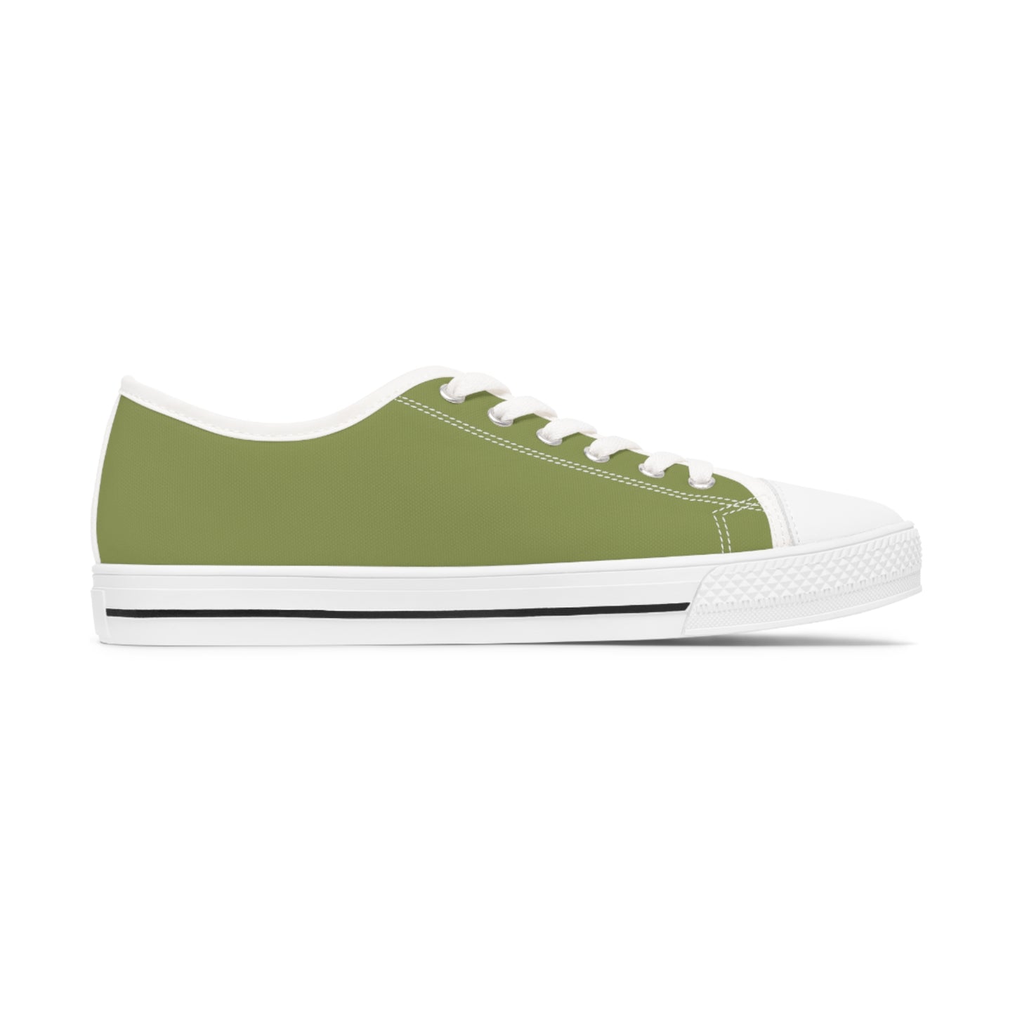 Women's Sneakers - Olive Green