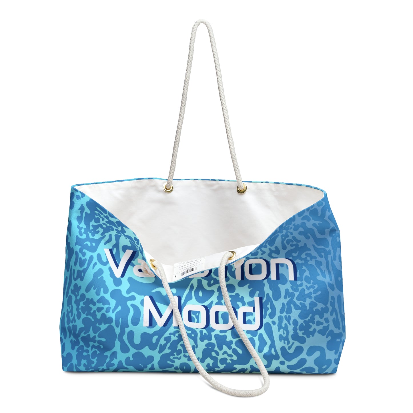 Bolso tote de fin de semana de gran tamaño (azul)