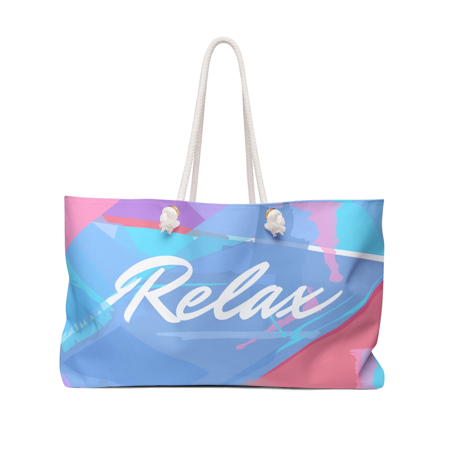 Bolso tote de fin de semana de gran tamaño (negro)
