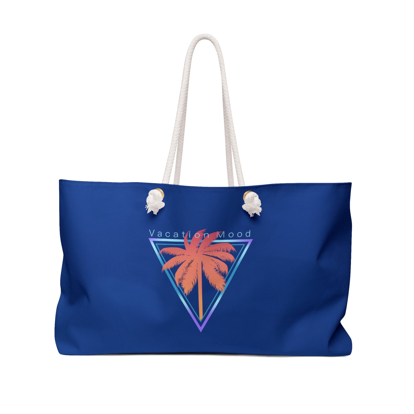 Bolso tote de fin de semana de gran tamaño (azul)