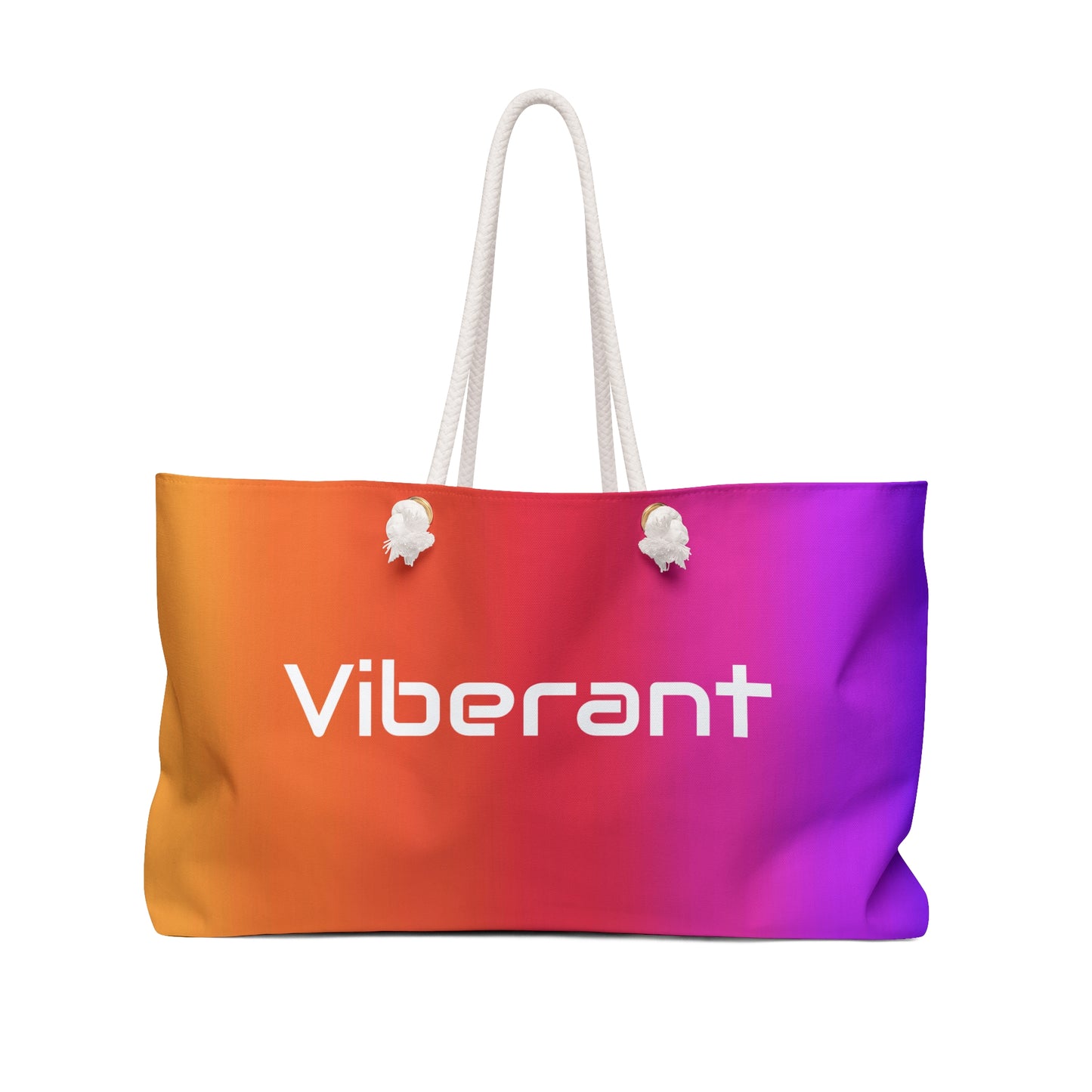 Bolso tote de fin de semana de gran tamaño (arcoíris) 