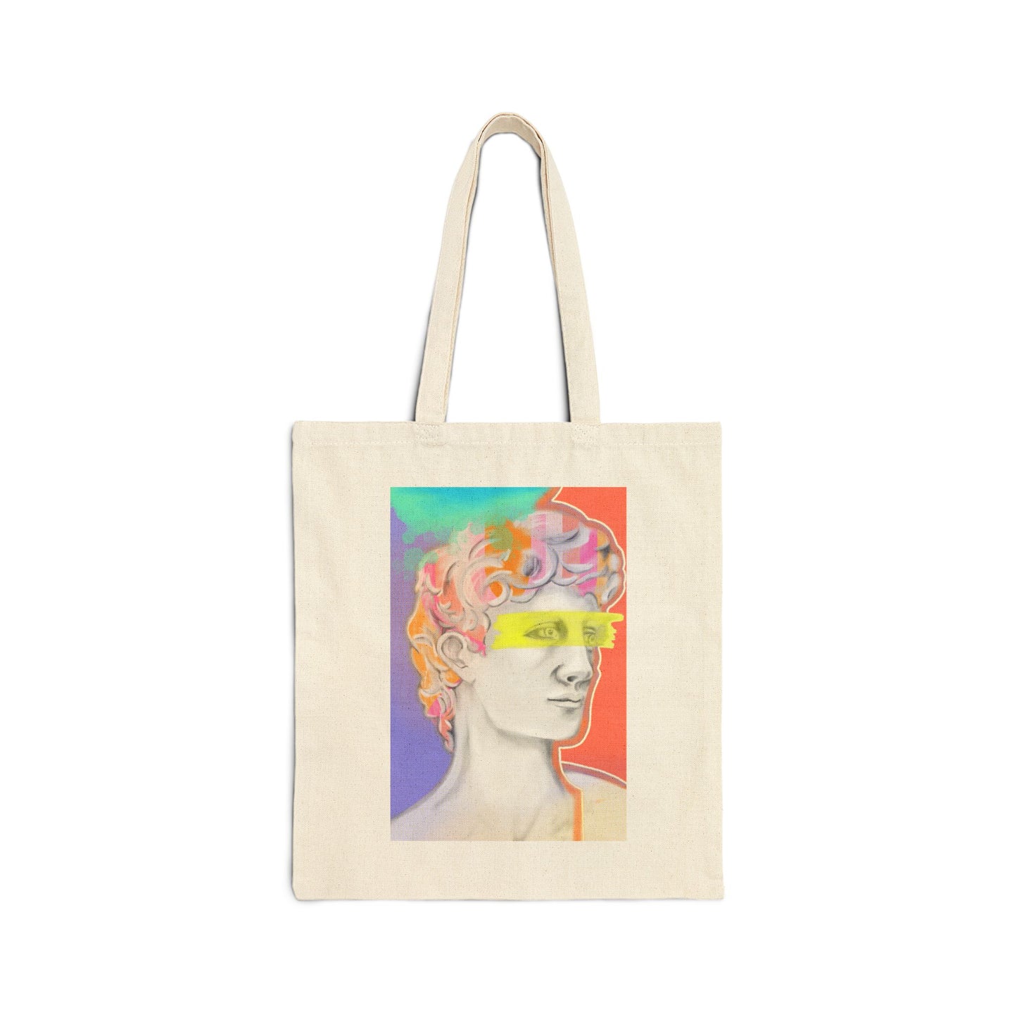 Artistic Cotton Canvas Tote Bag - Paint Me